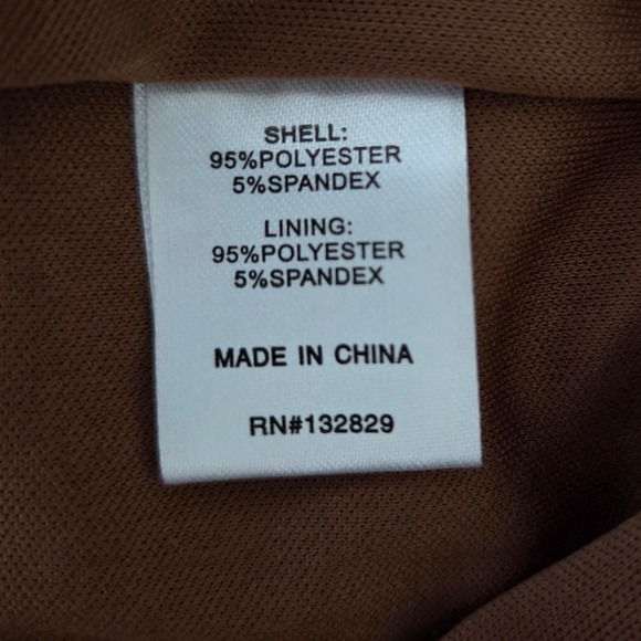 REMI x REVOLVE Metallic Bronze Wide Leg Pants Size 2X Festive Holiday New Year - Picture 5 of 6